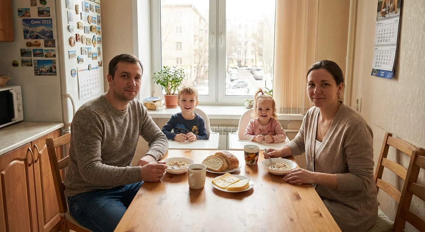 Создайте фото поколений: ваш уникальный семейный портрет в профиль - до обработки нейросетью