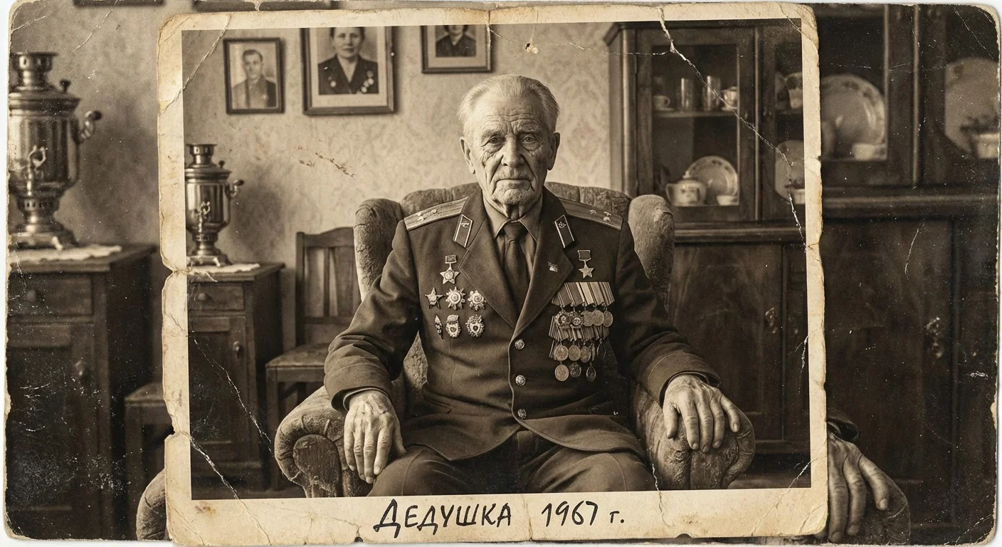 Реставрация фото с помощью нейросети - до обработки нейросетью