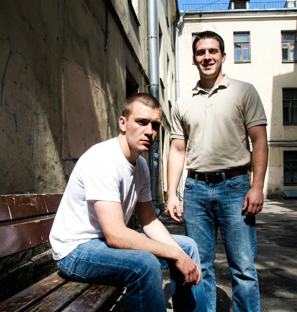 Объединить два фото в одно с помощью нейросети